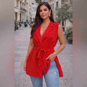 Harry Rosen Vibrant Red Vest